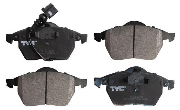 BALATAS VOLKSWAGEN GOLF 00-06 SEMI-METALICA JGO DEL TW