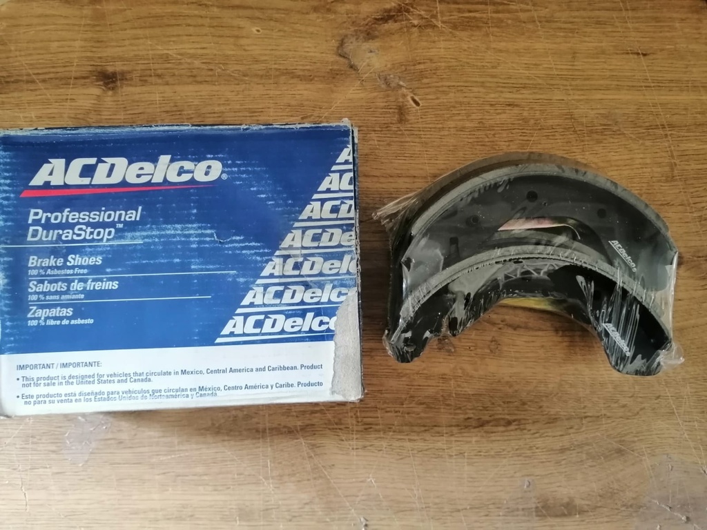 BALATAS CHEVROLET AVEO DE 2007 AL 2013 TRAS AC DELCO COD. MG3AV229(117839)