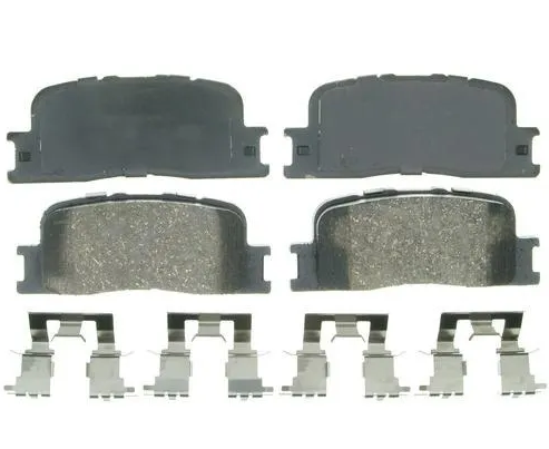 [TOHIG01BAL] BALATAS FRENO TOYOTA CAMRY DE 2000 AL 2006 / HIGHLANDER DE 2001 AL 2003 LEXUS ES DE 2002 AL 2006 SEMI-METALICA DEL DC COD. 7762D885(122565)
