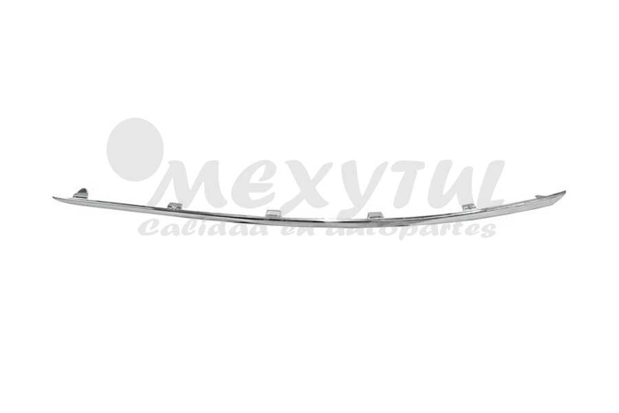 BANDA DEFENSA (MOLDURA/HULE) MERCEDES BENZ CLASE C 08-11 CROM DEL DER (125381)