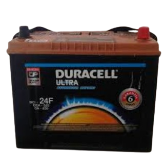 BATERIA ACUMULADOR DURACELL DU-TP-24F-525 DODGE MONACO 70-78 / PU DODGE 70-93 / CHRYSLER PLYMOUTH V8 70-90 / FORD CROWN VICTORIA 83-86 / FAIRMONT 78-93 / GALAXIE 70-90 / GRAND MARQUIS 82-92 / LTD 67-83 / MAVERICK 70-79 / PU 70-90 / GENERAL MOTORS CHEVY NOVA EQUIPADO 70-86 / CHEVY NOVA AUSTERO 73-88 / CHEVROLET MALIBU EQUIPADO 70-86 / MONTECARLO 70-86 / PU 70-91 / HONDA ACCORD 95-95 / RIDGELINE 00-15 / PASSPORT 98-02 / RIDGELINE 04-14 / MAZDA C-X 9 07-16 / MITSUBISHI MONTERO 01-06 / OUTLANDER L4 2.4 L V6 3.0 L 04-16 / OUTLANDER 15-19 / NISSAN ALTIMA S SE SL COUPE 02-14 / ARMADA 04-15 / FRONTIER CREW CAB KING CAB 05-14 / INFINITI Q45 99-08 / INFINITI Q45 96-10 / INFINITI Q45 12-14 / INFINITI FX G COUPE SEDAN QX M JX 13-14 / PATHFINDER V6 05-15 / PU DIESSEL 03-06 / PU KING CAB 06-09 / QUEST 04-12 / ROGUE 96-15 / TITAN 04-15 / RENAULT DUSTER 13-16 / SAFRANE 09-14 / SUZUKI GRAN VITARA 06-16 / KIZASHI 10-16 / PU 05-16 / SX4 X-OVER 06-14 / XL7 04-16 / TOYOTA 4 RUNNER 00-12 / HILUX CAB DOBLEINA POWER SR 04-16 / SIENNA 05-16 / TACOMA V8 05-08 / TUNDRA 04-14 / VOLKSWAGEN GREMLIN 70-87 / LERMA 70-87 / CARIBE 79-87