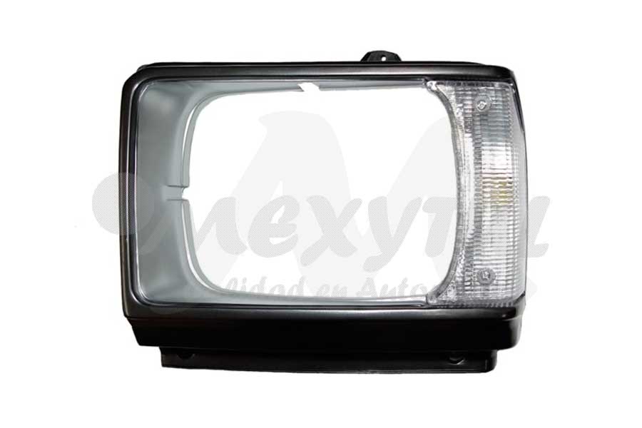 BISEL FARO TOYOTA PU 82-83 GRIS C/CUARTO FARO CUADR IZQ (100818) TW