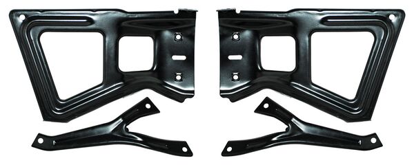 BRACK BRAZO DEFENSA DODGE PICK UP 2013 AL 2018 1500/2500/3500 JGO 4 PZAS TRAS