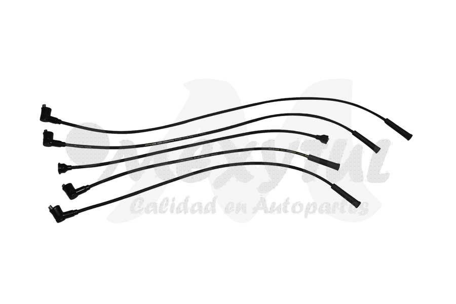 CABLES PARA BUJIAS UNIVERSAL UNIVERSAL HYUNDAI MITSUBICHI 2.0/2.4/2.64 CIL DE 1978 AL 1989 COD.203 (134197)