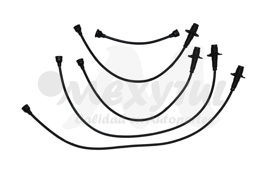 CABLES PARA BUJIAS VOLKSWAGEN SEDAN ENCENDIDO ELECTRONICO TODOS COD. JG-115 (134158)
