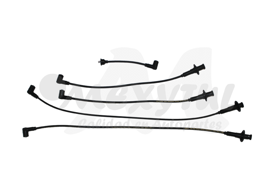 CABLES PARA BUJIAS VOLKSWAGEN SEDAN 4 CIL. 89-AD COD. HY-196 (134149)