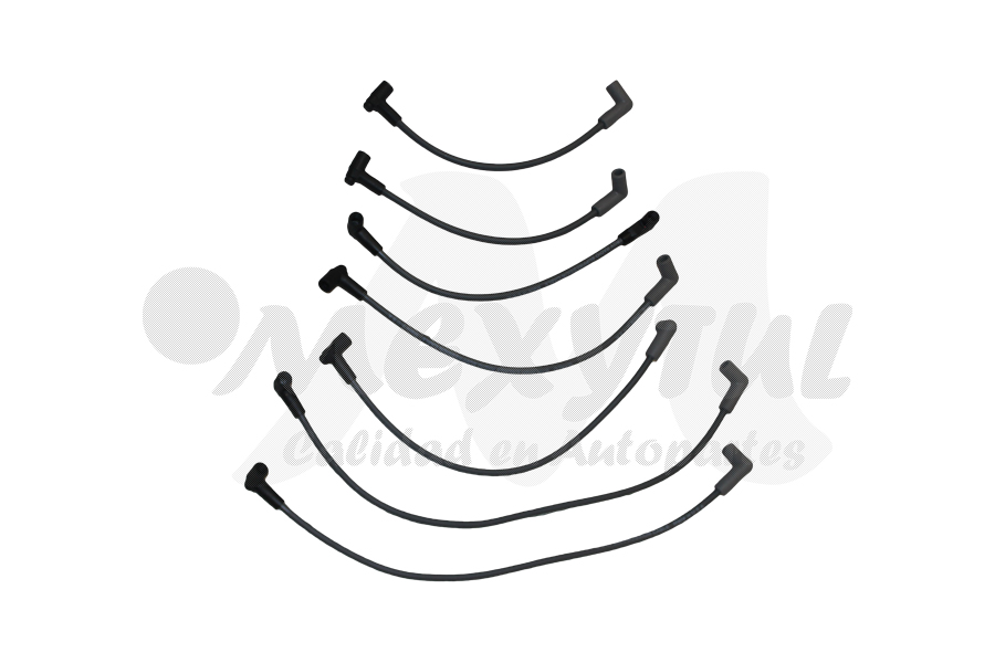 CABLES PARA BUJIAS CHEVROLET CAMARO DE 1967 AL 1974 3.8 V6 / CAPRICE DE 1965 AL 1969 3.8 V6 / CHEVELLE DE 1965 AL 1970 / IMPALA DE 1965 AL 1973 3.8 V6 / MALIBU DE 1965 AL 1966 3.8 V6 / NOVA DE 1965 AL 1974 / TRUCK EL CAMINO DE 1965 AL 1973 3.8 V6 / G10 / 1500 1/2 TON - VAN 4.1 6L GARLO COD. 101 (134223) 
