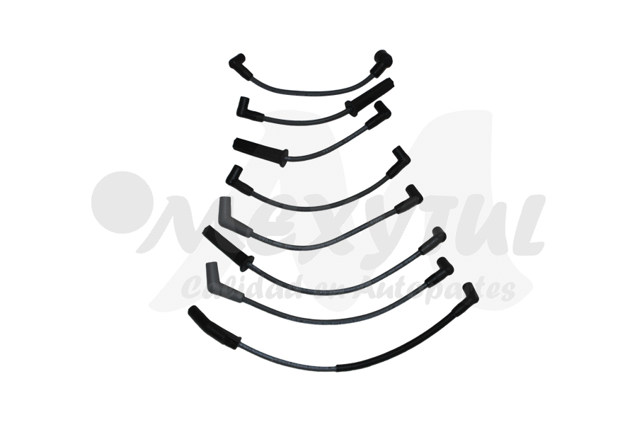 CABLES PARA BUJIAS FORD ECONOLINE / BRONCO DE 1994 4.9 80-95 GARLO COD. 166 (134223) 