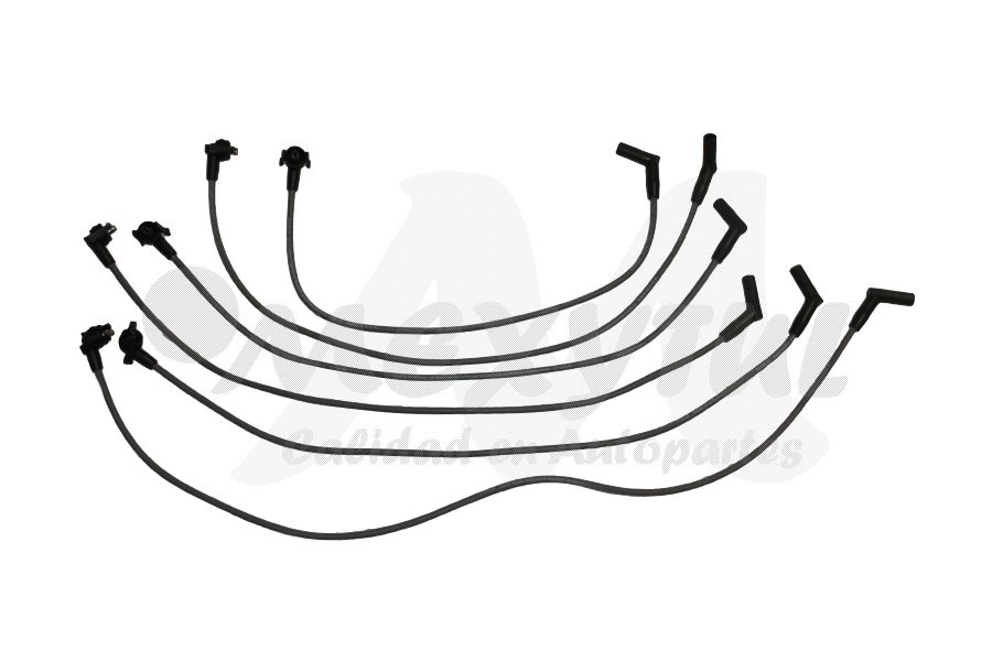 CABLES PARA BUJIAS FORD TRUCK LOBO DE 1997 AL 2000 / F150 1/2 TON PICKUP DE 1997 AL 2000 4.2 V6 GARLO COD. 3332 (134222) 