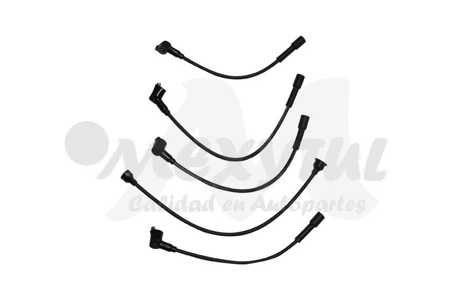 CABLES PARA BUJIAS NISSAN DATSUN DE 1978 AL 1984 1.6 1.8 4L / SAMURAI DE 1980 AL 1984 / SAKURA DE 1979 AL 1990 1.8 4L COD. JG-134 (134145) 