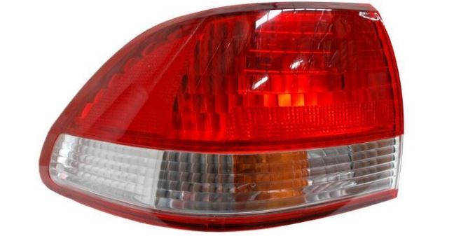 CALAVERA HONDA ACCORD 2001 AL 2002 4 PTAS ROJO/BCO C/FOCO EXT IZQ TYC