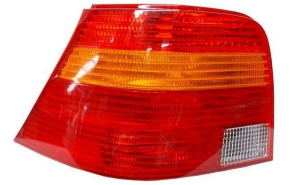 CALAVERA VOLKSWAGEN GOLF 2000 AL 2004 ROJO/BCO/AMBAR S/ARNES DER CNO (128001)
