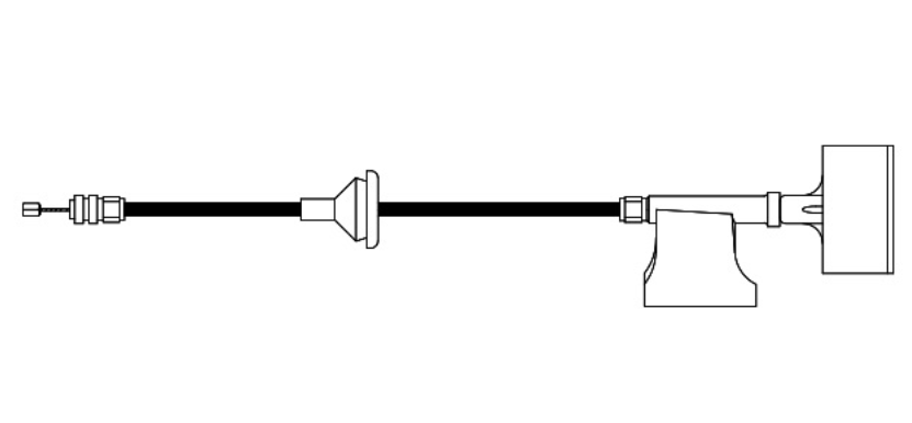 CHICOTE COFRE NISSAN TSURU III DE 1994 AL 2016 1.60L CAHSA COD. NI700 (160155)
