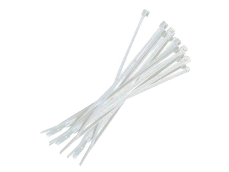 CINCHO DE PLçSTICO BCO 500MM X 4.8MM 25 PZAS