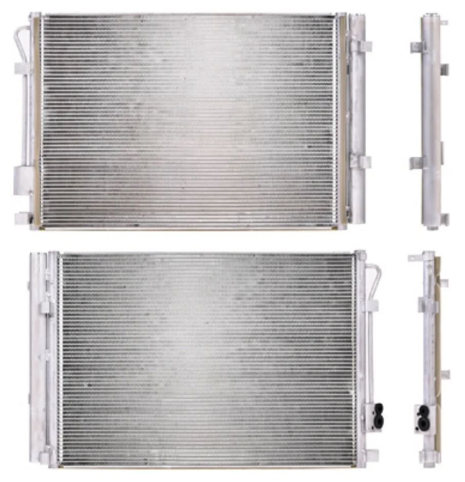 RADIADOR/CONDENSADOR KIA RIO 2012 AL 2017 L4 1.6L AUT/STD C/SECADOR ALUM SOLD