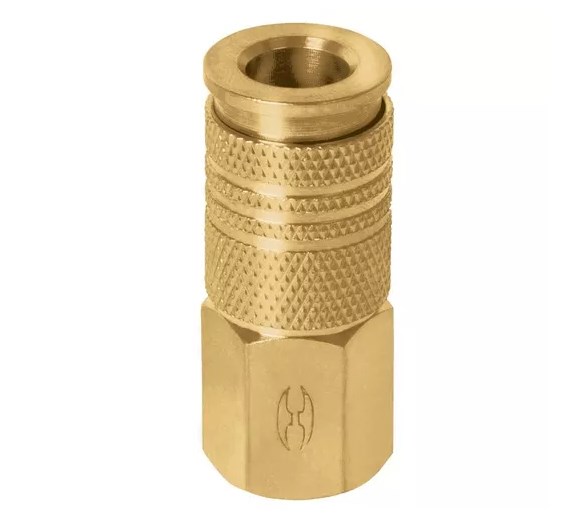 COPLE RAPIDO DE LATON CUERDA 1/4 NPT TRUPER COD. 19029 CORUM(133895)