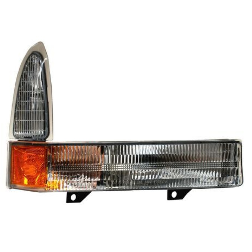 CUARTO ESQUINA (PUNTA) FRONT FORD SUPER DUTY DE 1999 AL 2004 / EXCURSION DE 2000 AL 2004 AMBAR / BCO DER TYC  (2834)