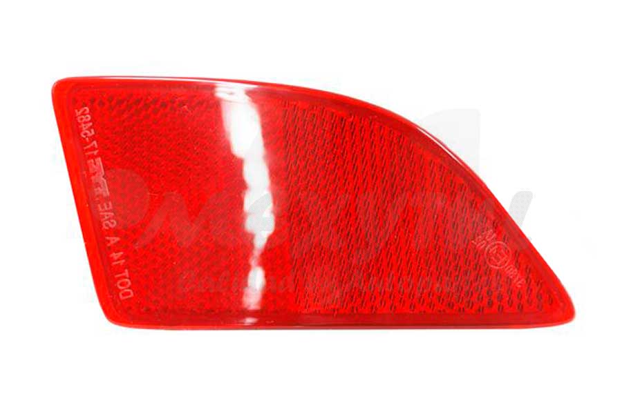 [MA314CUTTYTR] CUARTO MAZDA 3 DE 2014 AL 2016 REFLEJANTE ROJO TRAS DER TYC (130272)