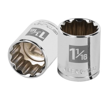 [TRDAD12PUCU1/2DE1-1/8] DADO 12 PUNTAS CUADRO 1/2" DE 1-1/8" TRUPER COD. 13312 D-5436 (129018)