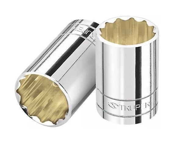 [TRDAD12PUCU1/2DE16] DADO 12 PUNTAS CUADRO 1/2" DE 16MM TRUPER COD.13530 D-5416-EM(129068)