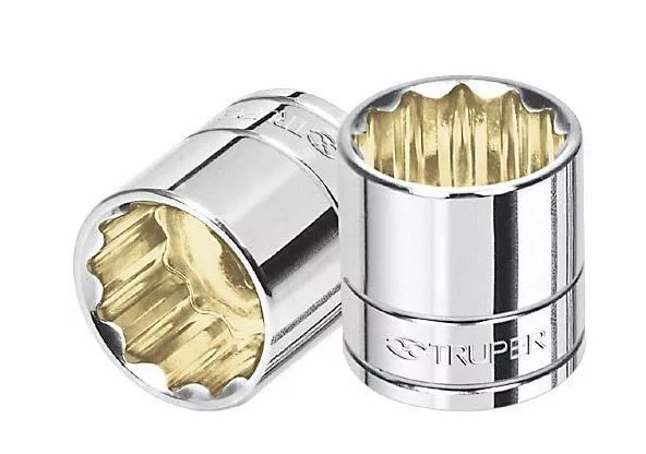 DADO 12 PUNTAS CUADRO 3/8" DE 7/16" TRUPER COD.13583 D-5214(126175)
