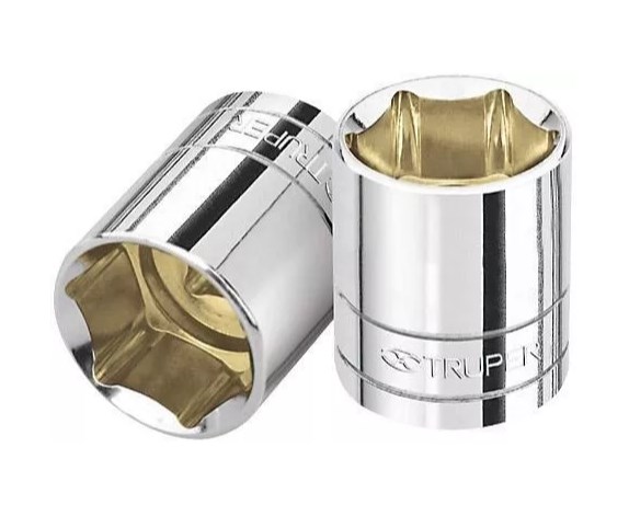 [TRDAD6PUCU1/2DE19] DADO 6 PUNTAS CUADRO 1/2" DE 19MM TRUPER COD.13269 D-5419-M(128998)