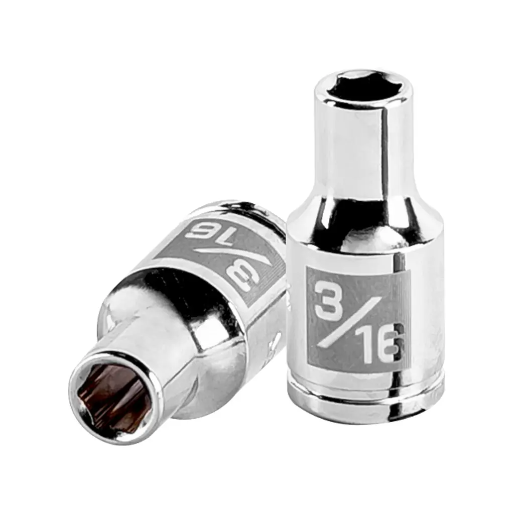 DADO 6 PUNTAS CUADRO 1/4" DE 3/16" TRUPER COD. 13154 D-4706