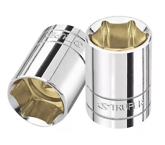 [TRDAD6PUCU1/4DE11/32] DADO 6 PUNTAS CUADRO 1/4" DE 11/32" TRUPER COD.13159 D-4711(128964)