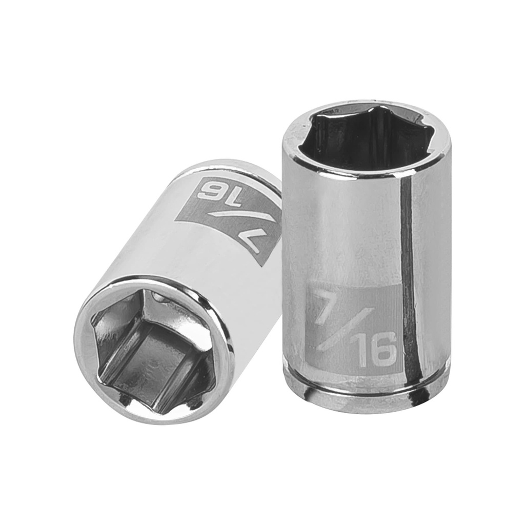 [TRDAD6PUCU1/4DE7/16] DADO 6 PUNTAS CUADRO 1/4" DE 7/16" TRUPER COD.13161 D-4714(128966)