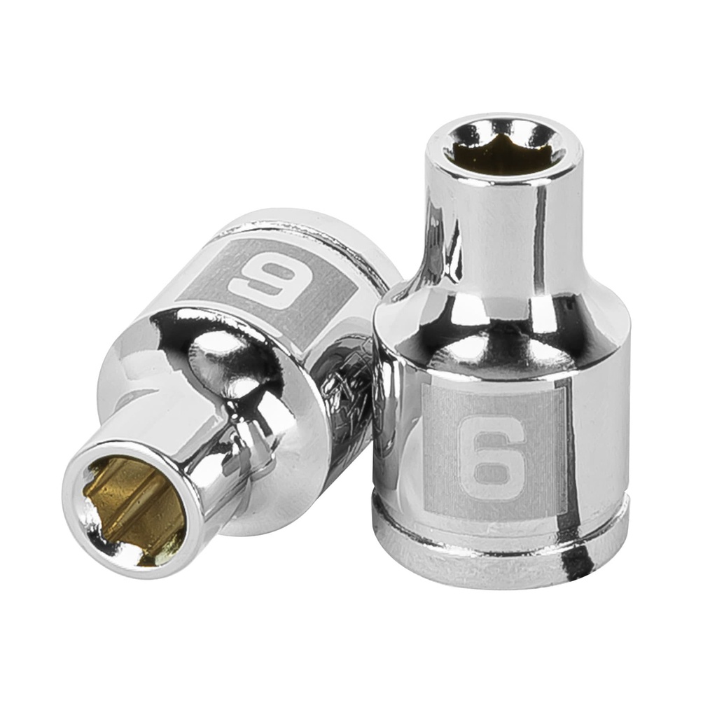 [TRDAD6PUCU3/8DE6] DADO 6 PUNTAS CUADRO 3/8" DE 6 MM TRUPER COD. 13670 D-5206-HM