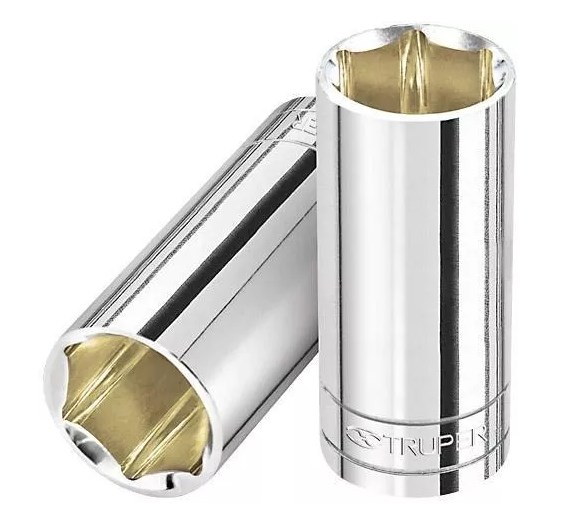 DADO 6 PUNTAS LARGO CUADRO 1/4" DE 11/32" TRUPER COD.13185 D-4711-L(126438)