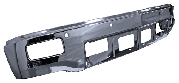 [DDCPU14CFS] DEFENSA CHEVROLET PU 14-15 CROM P/FARO AUX C/HOYO P/SENSOR DEL TW