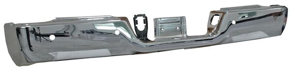 [DORAM14DEFTRA] DEFENSA DODGE RAM 09-19 CROM C/HOYO P/SENSOR S/HULES TRAS