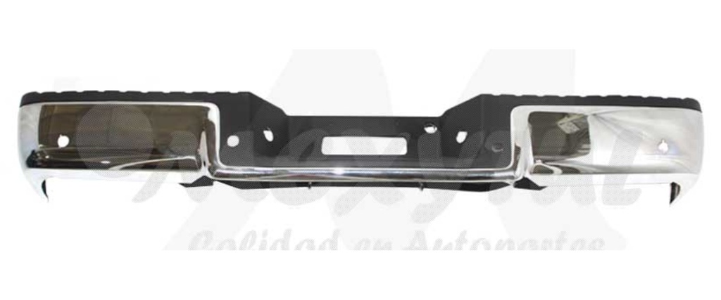 DEFENSA FORD PU F150 DE 2010 AL 2011 C/BRACKS C/HULES CROM P/SENSOR TRAS ORIGINAL (119552) EX+