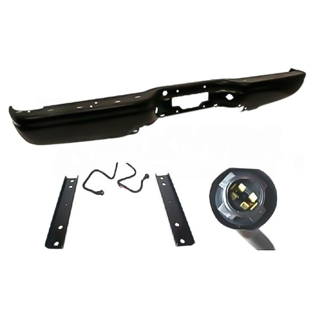 DEFENSA FORD PU/SUPER DUTY DE 1997 AL 2004 C/BRACKS C/HULE C/LUZ PINT TRAS (10701)EX+