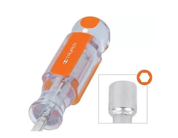 DESARMADOR DE CAJA MANGO ACETATO 7/16" TRUPER COD.14131 DJ-7/16(154847)