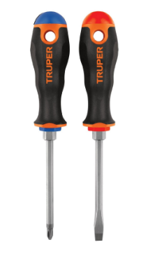 DESARMADOR DUO 1/4X4 MANGO COMFORT GRIP COD. 19622