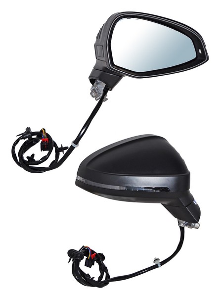 ESPEJO AUDI A4 17-20 ELECT P/PINT C/DIRECC C/DESEMP C/ SENSOR WARNING DER TW