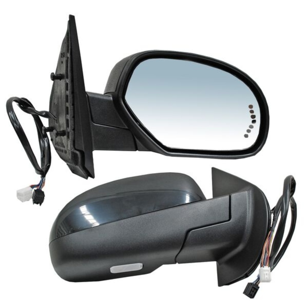 ESPEJO CHEVROLET PU 07-13 ELECT ABATIBLE C/DESEMP C/DIRRECC C/MEM C/LUZ P/PINTAR LTZ/BASE/LS/LT/Z71/DENALI/SLE/SLT DER TW