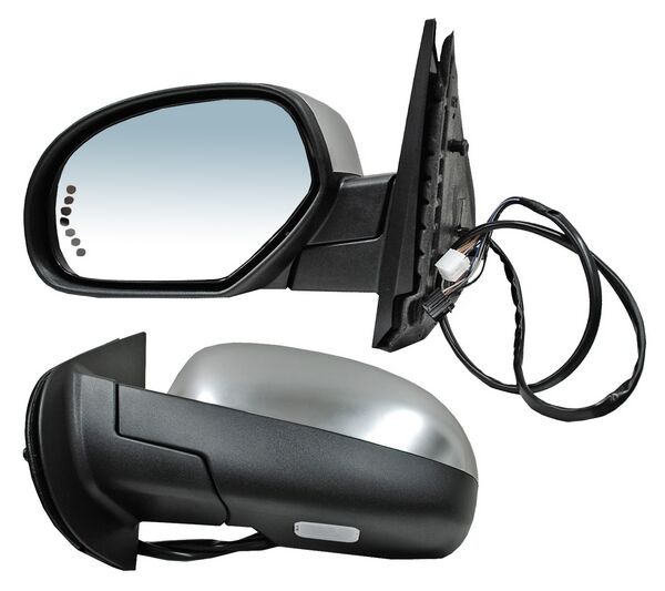ESPEJO CHEVROLET PU DE 2007 AL 2013/ SUBURBAN DE 2006 AL 2010 HYBRID/PLATINUM/LTZ/BASE/LS/LT/Z71/DENALI/SLE/SLT ELECT CROM C/DESEMP C/LUZ C/DIRECC INF IZQ (13446) TW 