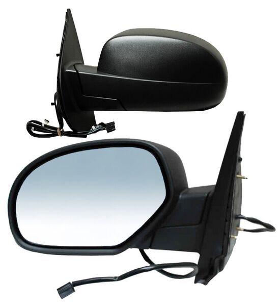 ESPEJO CHEVROLET PU DE 2007 AL 2013/ SUBURBAN DE 2006 AL 2010 PPV/SSV/XFE/WT/HYBRID/LTZ/LS/LT/DENALI/SL/SLE/SLT ELECT NEG TEXT C/DESEMP IZQ (3567) TW