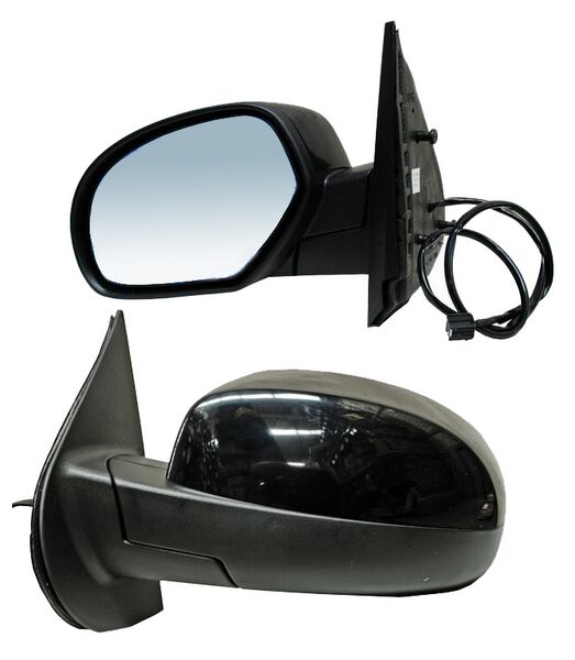 ESPEJO CHEVROLET PU DE 2007 AL 2013/ SUBURBAN DE 2006 AL 2010 XFE/WT/HYBRID/PLATINUM/LTZ/BASE/LS/LT/Z71/DENALI/SL/SLE/SLT ELECT NEG LISO IZQ