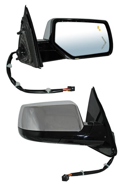 ESPEJO CHEVROLET PU DE 2014 AL 2017 ELECT CROM C/DESEMP C/SENSOR PUNTO CIEGO C/DIRECC C/LUZ INF C/MEM AUTOABATIBLE DER TW