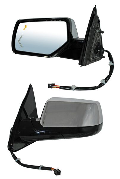 ESPEJO CHEVROLET PU DE 2014 AL 2017 ELECT CROM C/DESEMP C/SENSOR PUNTO CIEGO C/DIRECC C/LUZ INF C/MEM AUTOABATIBLE IZQ TW