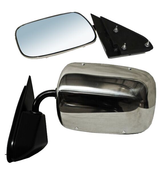 ESPEJO CHEVROLET PU DE 1992 AL 1998 B/INOX WT/BASE/LS/SL/SLE/SLT S/CONT IZQ (3533) TW