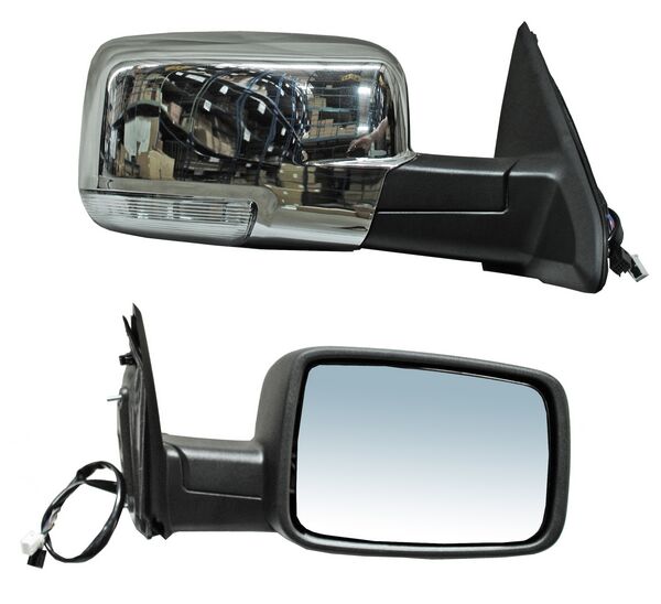 [DOPU09ESPCRDER] ESPEJO DODGE PU 09-13 ELECT CROM C/DIRECC C/LUZ C/MEM C/DESEMP DER (120597)