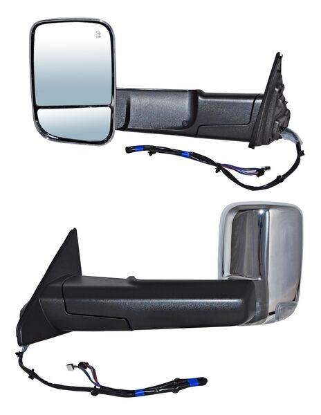 ESPEJO DODGE PU 19-20 RAM LINEA NVA ELECT CROM C/DIRECC C/LUZ INF C/MEM C/DESEMP IZQ TW