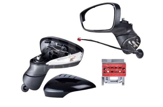 ESPEJO FORD FIESTA DE 2011 AL 2016 ELECT C/DIRECC C/PUNTO CIEGO LISO ST/SES/TITANIUM/SEL/SE/S L4 4CIL 1.6L 4 PTAS IZQ *R