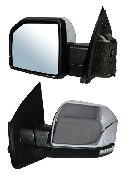 ESPEJO FORD PU / F150 15-18 ELECT CROM C/LUZ INF LED C/MEM C/DIRECC S/PUNTO CIEGO C/SENSOR C/DESEMP AUTOABATIBLE IZQ