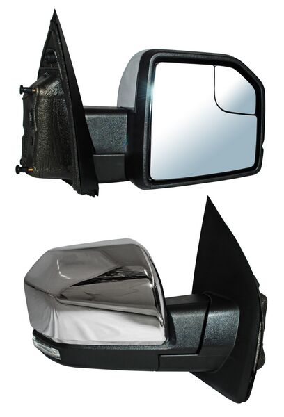 ESPEJO FORD PU / F150 15-20 ELECT CROM C/LUZ INF LED C/MEM C/DIRECC C/DESEMP C/PUNTO CIEGO AUTOABATIBLE DER TW